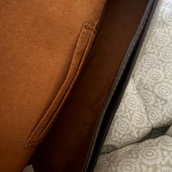 Coach Taupe Leather Crossbody Bag - Picture 3 of 3